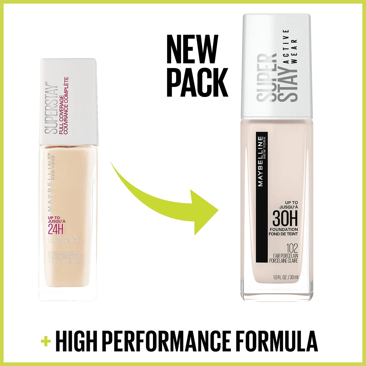 Maybelline Super Stay Full Coverage Liquid Foundation Active Wear Makeup