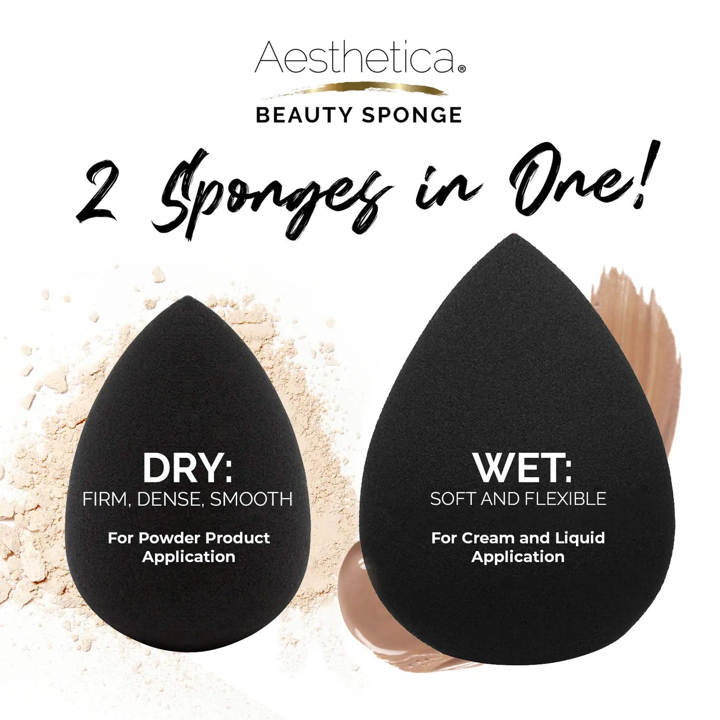 Aesthetica Cosmetics Beauty Sponge Blender