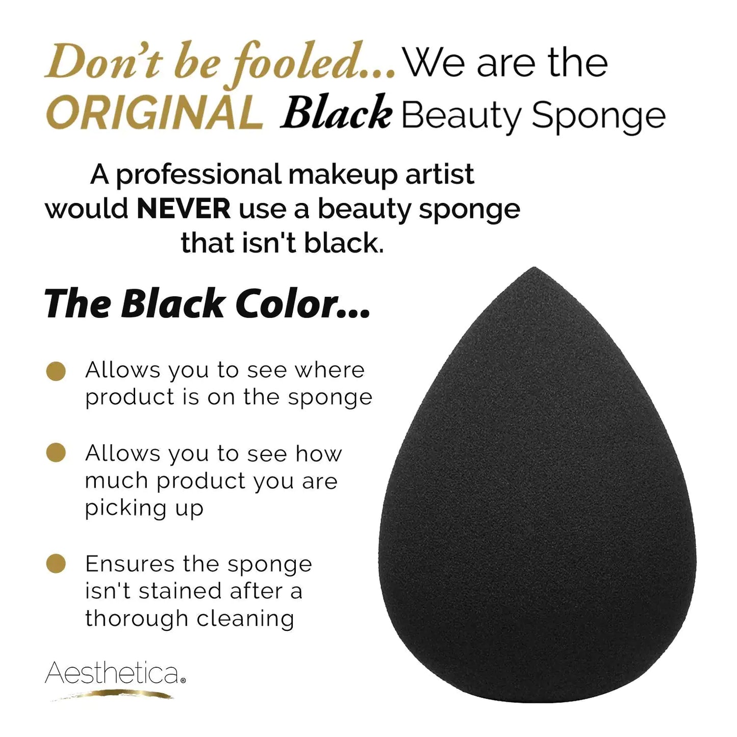 Aesthetica Cosmetics Beauty Sponge Blender