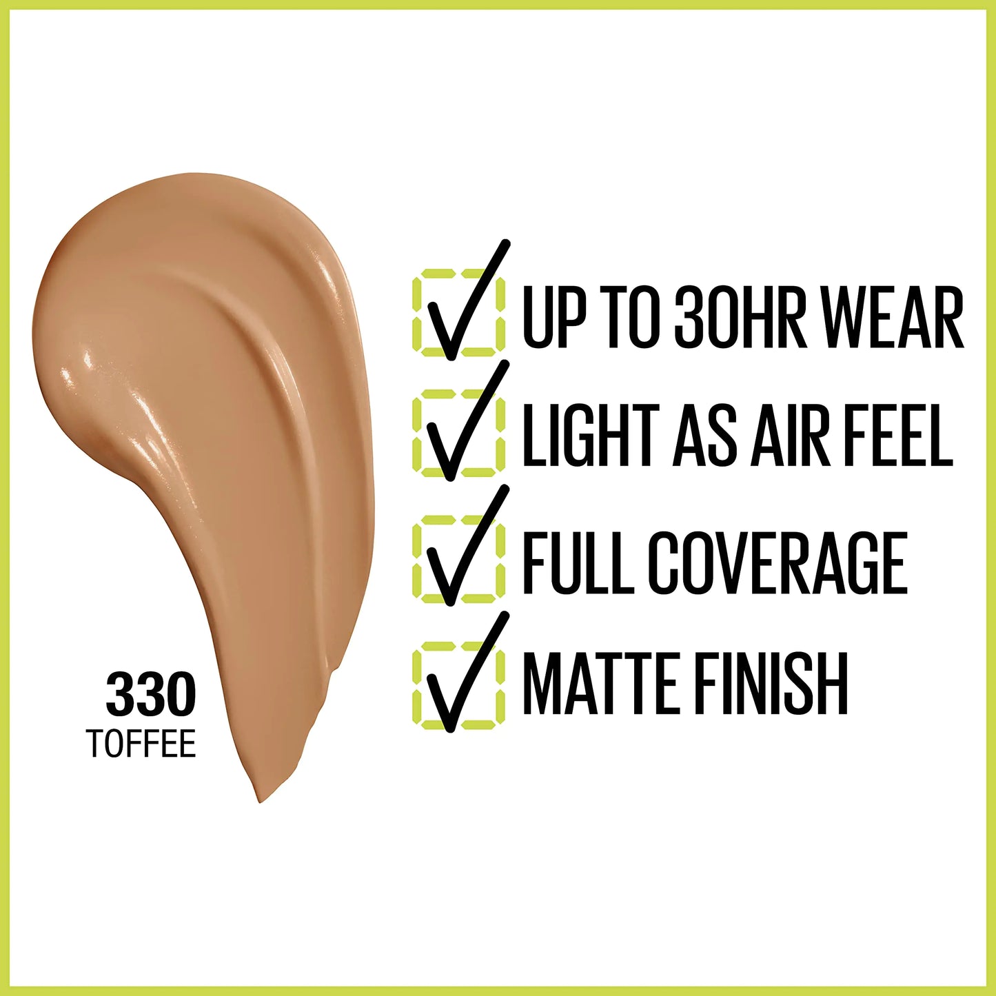 Maybelline Super Stay Full Coverage Liquid Foundation Active Wear Makeup