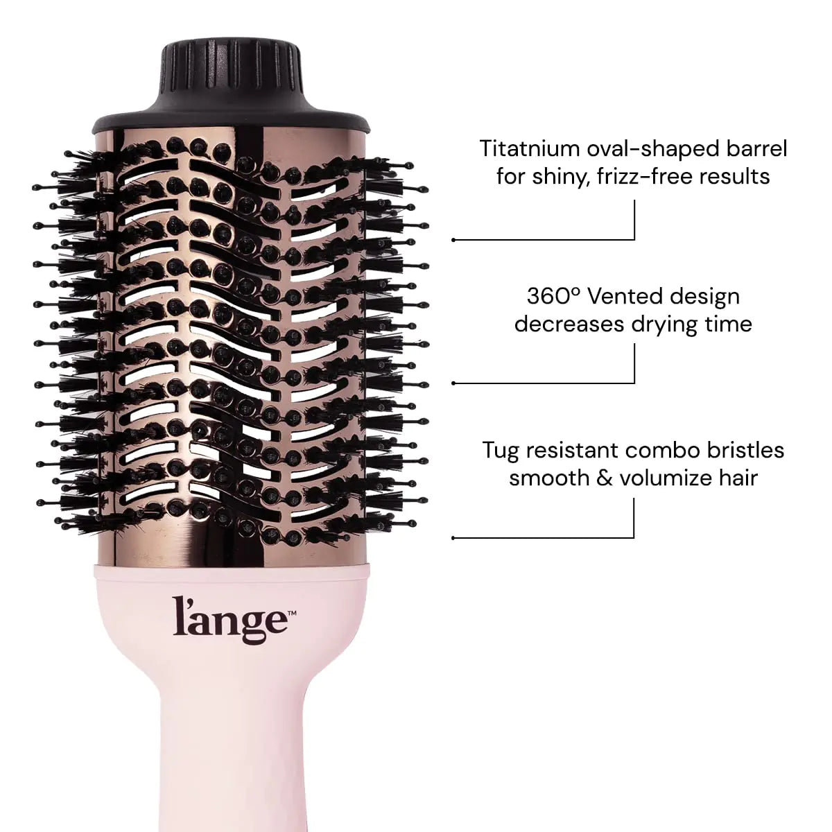 L’ANGE HAIR Le Volume 2-in-1 Titanium Blow Dryer Brush